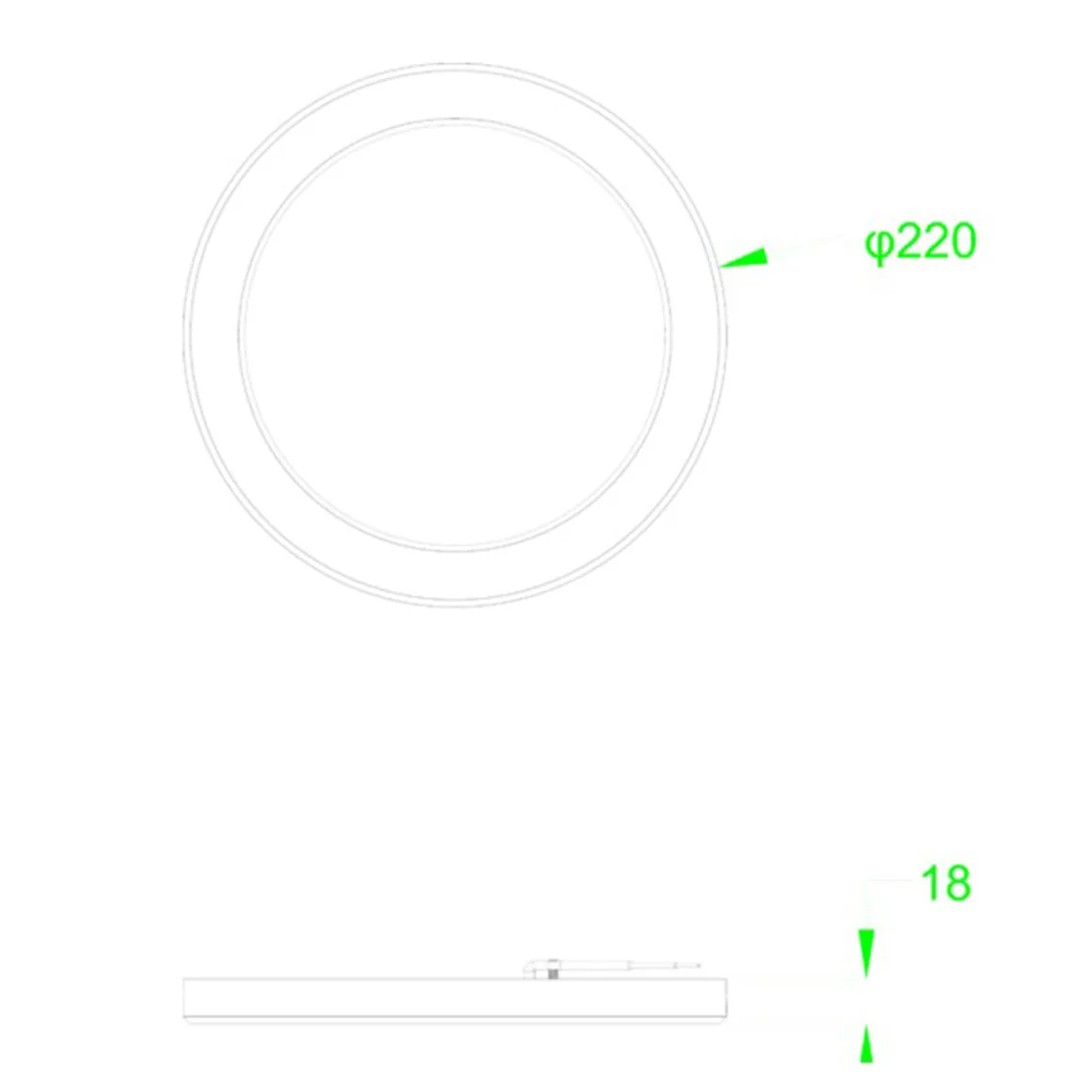 Mobilux MULTILED Panel 220 R, Sensor