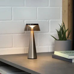 Mobilux SunGlow LED Akkuleuchte mit Leuchtenschirm