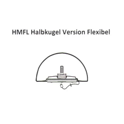 Moonlight Halbkugel HMFL Flexible Version mit Kabel