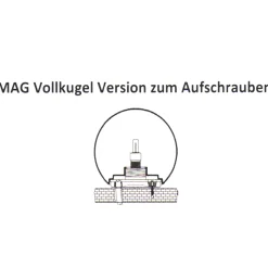 Moonlight Vollkugel MAG mit Aufschraubsockel