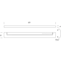 Nemo Ara 69 LED Parete