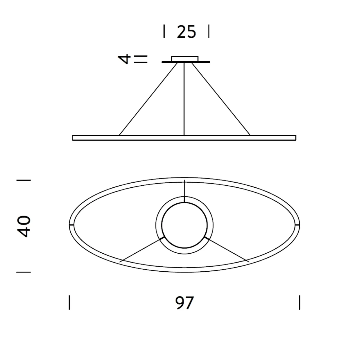 Nemo Ellisse Minor Sospensione