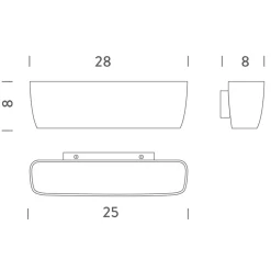 Nemo Flaca LED Parete, B-Ware