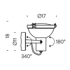 Nemo Projecteur 165 Parete / Soffitto