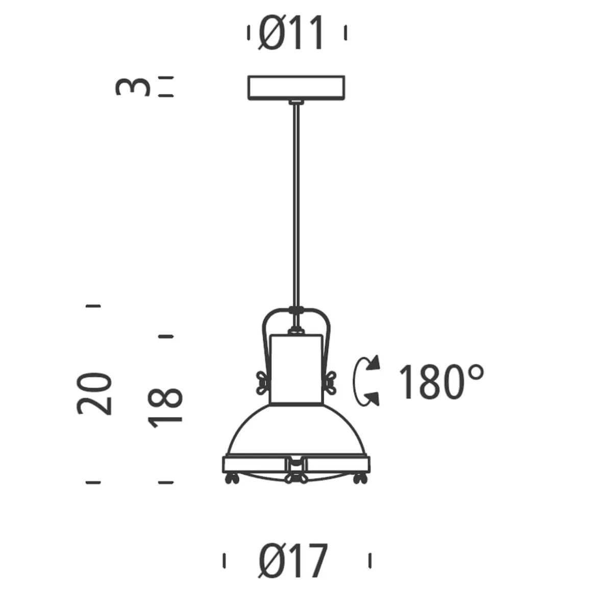 Nemo Projecteur 165 Sospensione