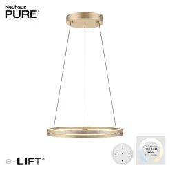 Neuhaus PURE by Paul Neuhaus PURE E-Loop LED Pendelleuchte mit e-LIFT und CCT