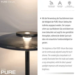 Neuhaus PURE by Paul Neuhaus PURE Vitrum LED Stehleuchte
