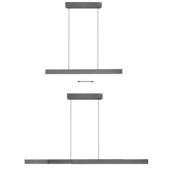 Neuhaus PURE by Paul Neuhaus PURE Moto-Rise LED Pendelleuchte mit e-SLIDE, e-LIFT und CCT