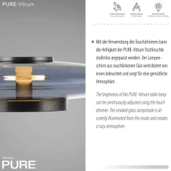 Neuhaus PURE by Paul Neuhaus PURE Vitrum LED Tischleuchte
