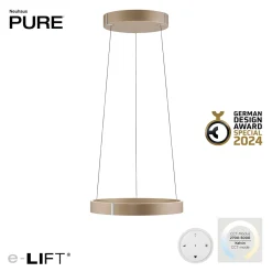 Neuhaus PURE by Paul Neuhaus PURE E-Clipse LED Pendelleuchte mit e-LIFT und CCT