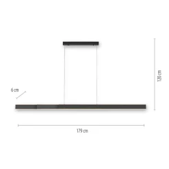 Neuhaus PURE by Paul Neuhaus PURE Lume LED Pendelleuchte mit CCT