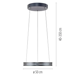 Neuhaus PURE by Paul Neuhaus PURE E-Loop LED Pendelleuchte mit e-LIFT und CCT, Rückläufer