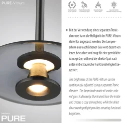 Neuhaus PURE by Paul Neuhaus PURE Vitrum LED Pendelleuchte