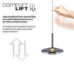 Neuhaus PURE by Paul Neuhaus PURE Vitrum LED Pendelleuchte