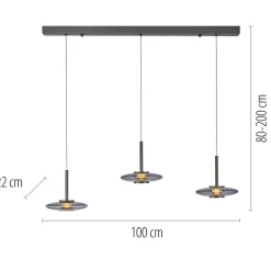 Neuhaus PURE by Paul Neuhaus PURE Vitrum LED Pendelleuchte