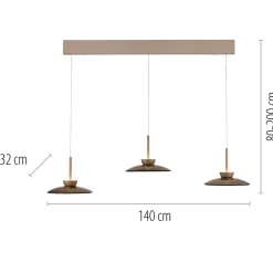 Neuhaus PURE by Paul Neuhaus PURE Moon LED Pendelleuchte