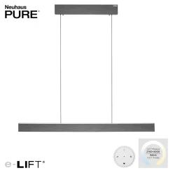 Neuhaus PURE by Paul Neuhaus PURE E-Motion LED Pendelleuchte mit e-LIFT und CCT