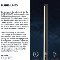 Neuhaus PURE by Paul Neuhaus PURE Lines Floor LED Stehleuchte mit CCT