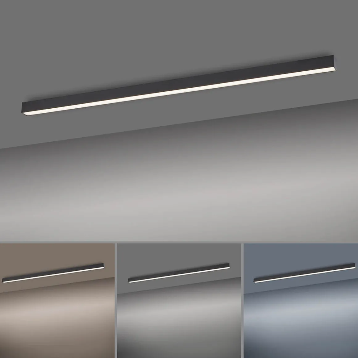 Neuhaus PURE by Paul Neuhaus PURE Lines Straight LED Deckenleuchte mit CCT