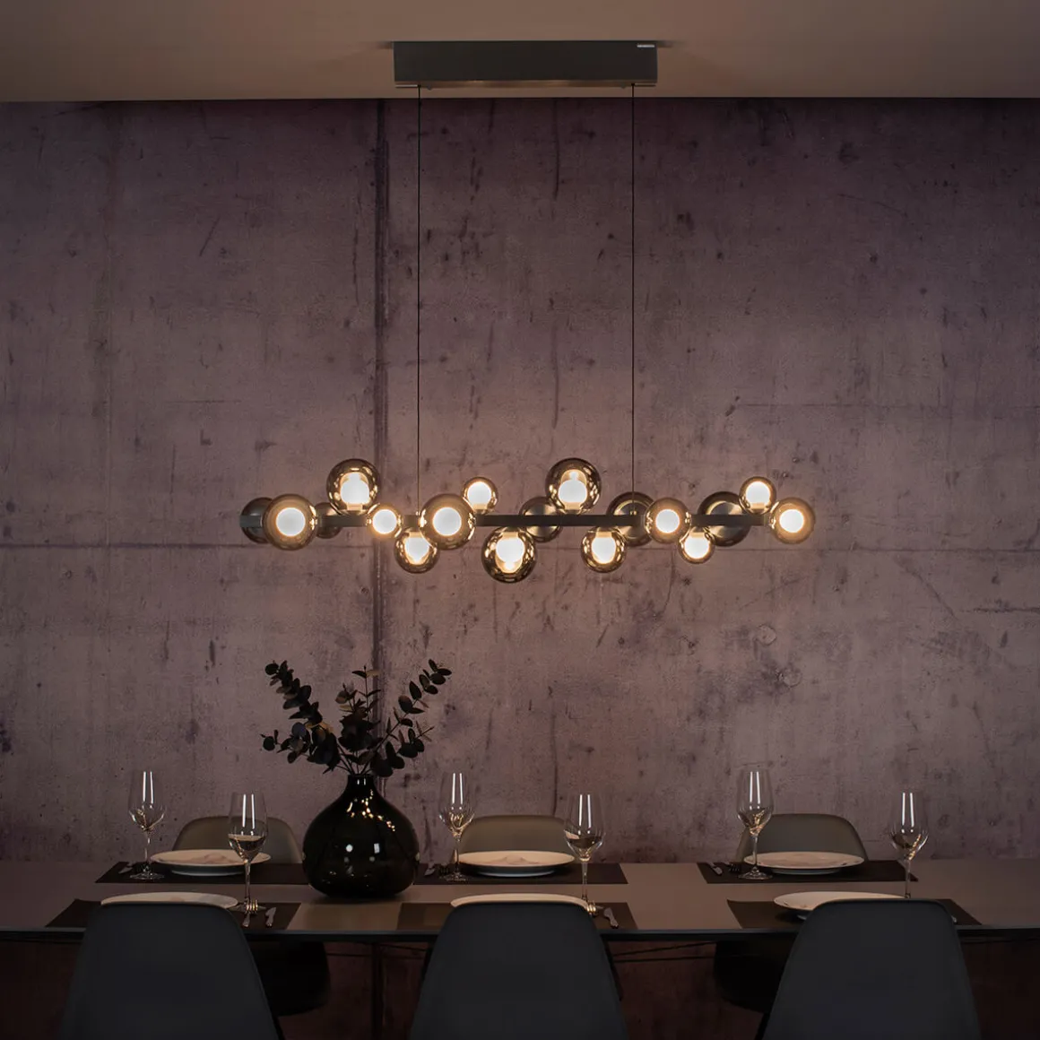 Neuhaus PURE by Paul Neuhaus PURE E-Popup LED Pendelleuchte mit e-LIFT und CCT