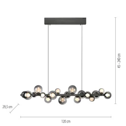 Neuhaus PURE by Paul Neuhaus PURE E-Popup LED Pendelleuchte mit e-LIFT und CCT