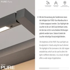 Neuhaus PURE by Paul Neuhaus PURE Puro LED Wandleuchte