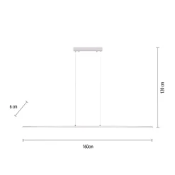 Neuhaus PURE by Paul Neuhaus PURE Lite LED Pendelleuchte mit CCT