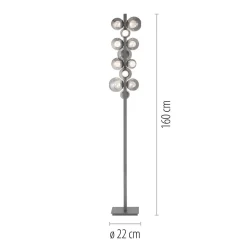 Neuhaus PURE by Paul Neuhaus PURE Popup LED Stehleuchte mit CCT