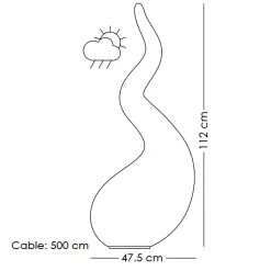next Alien easy Outdoor Steh- / Tischleuchte