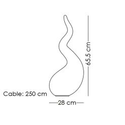 next Alien easy Steh- / Tischleuchte