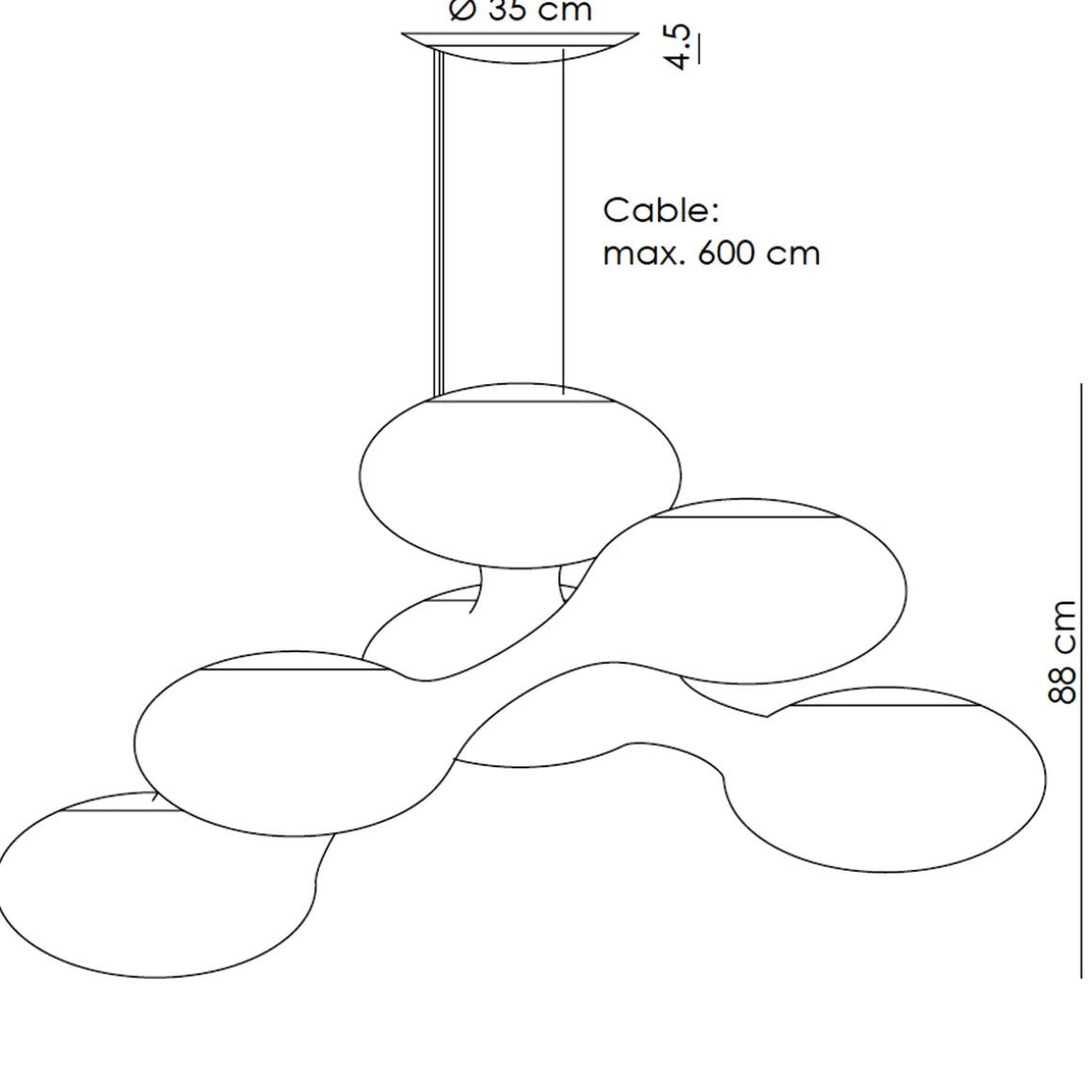 next Cosmo Outdoor LED Pendelleuchte