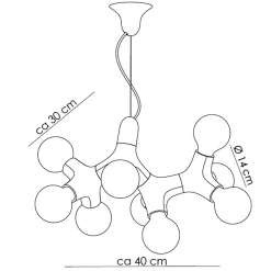 next DNA Quattro 9.2 Pendelleuchte