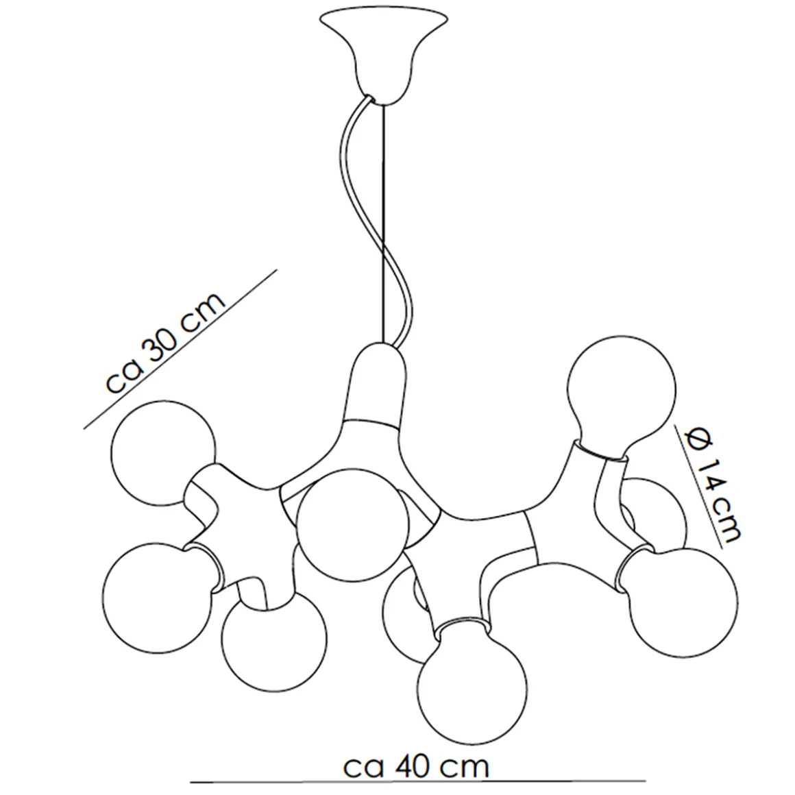 next DNA Quattro 9.2 Pendelleuchte