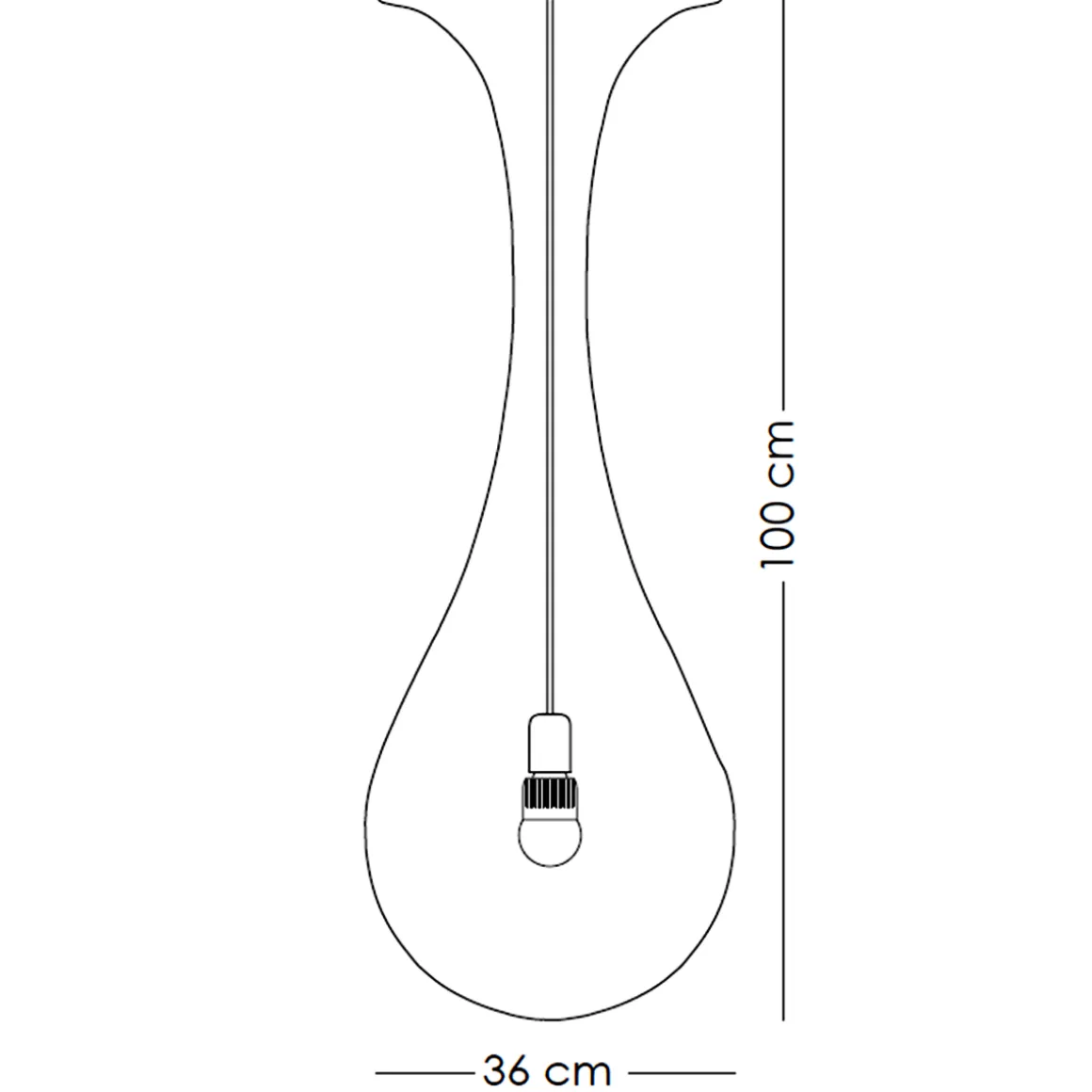 next Liquid Light Drop 1 Deckenleuchte