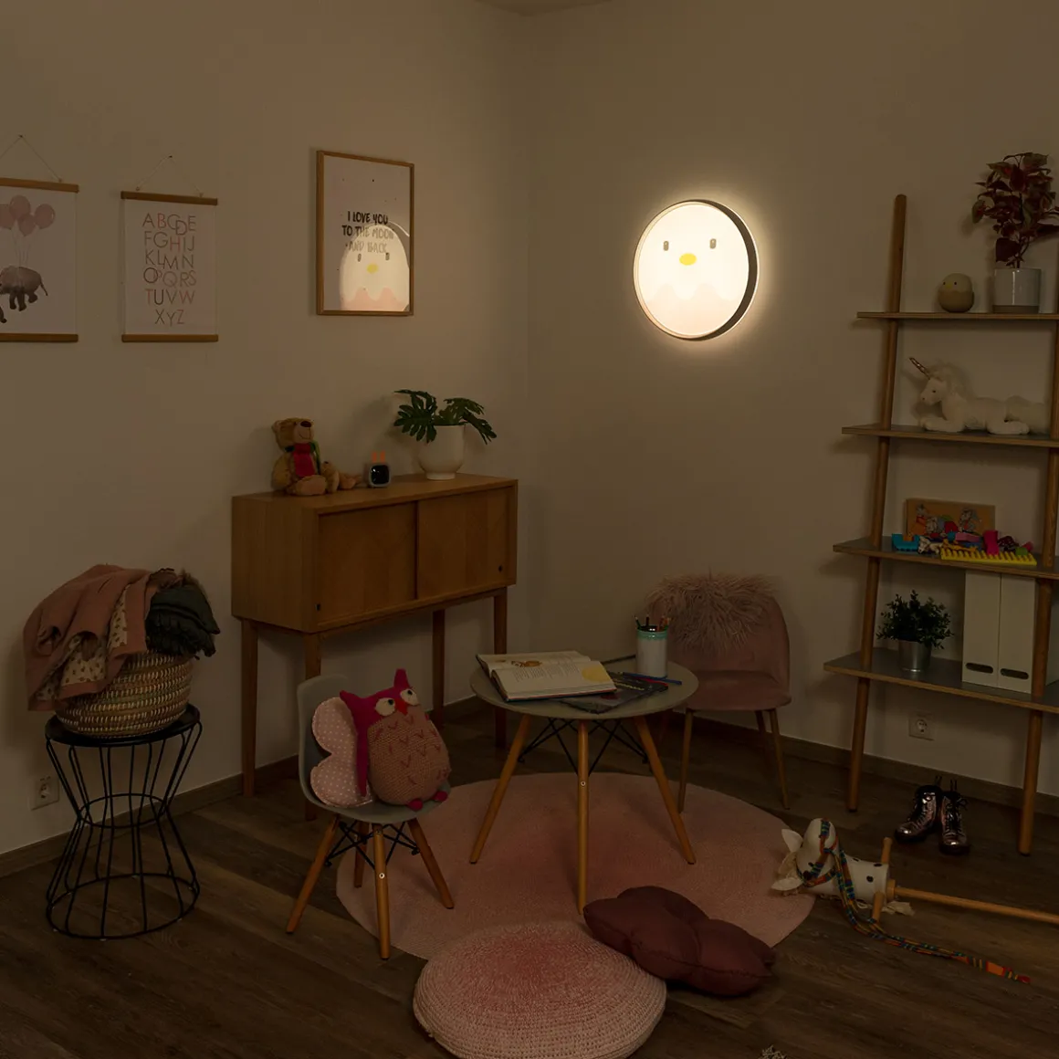 Niermann Standby Shining Eggy LED Wand- / Deckenleuchte, mit Fernbedienung