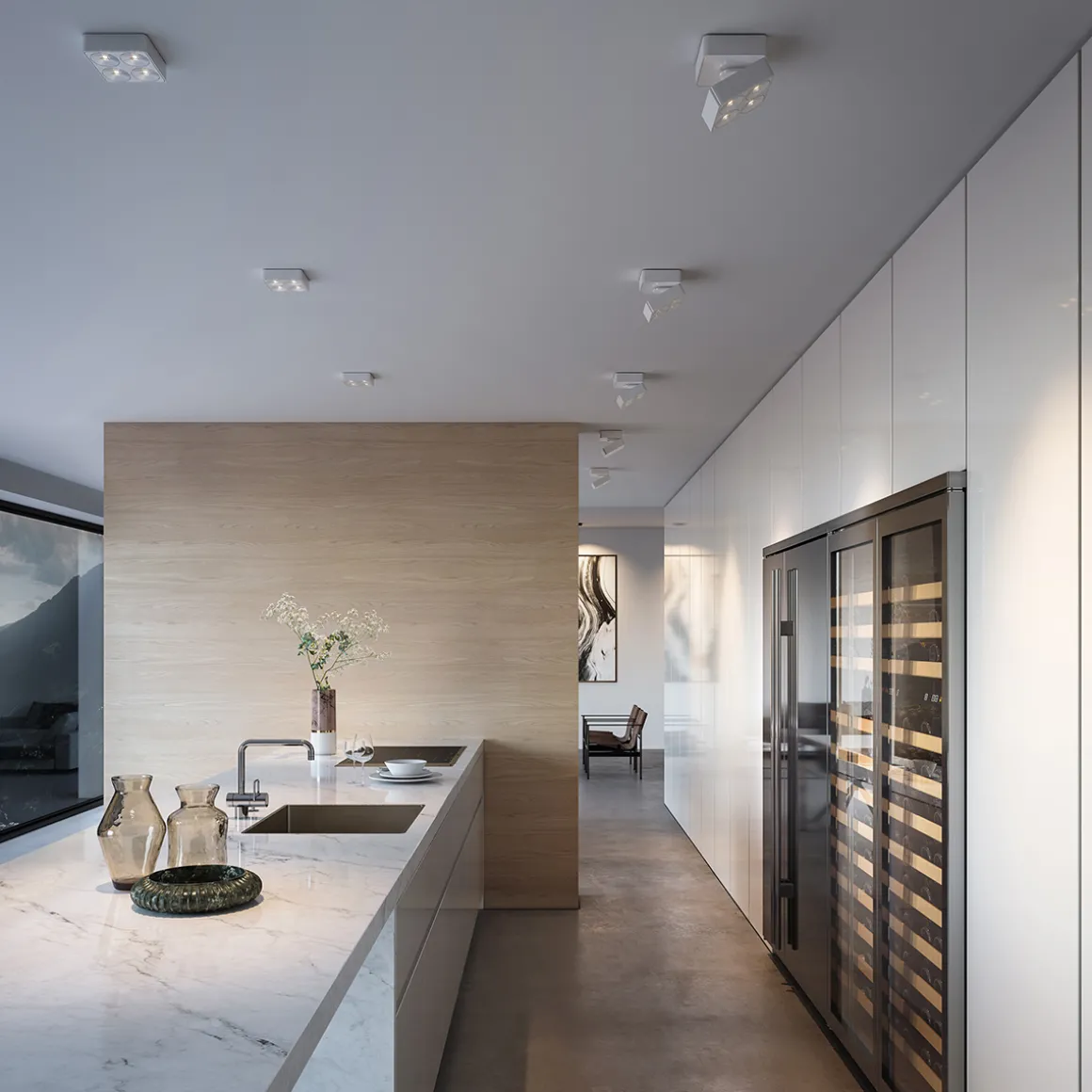 Nimbus Q Four Aufbau 40° LED Deckenstrahler