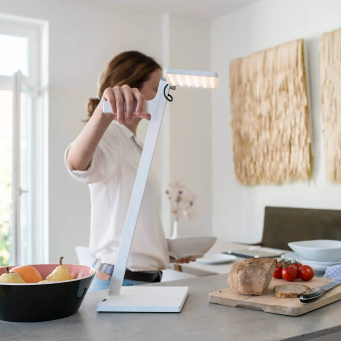 Nimbus Roxxane Leggera 52 CL LED Akkutischleuchte, mit Magnetic Dock