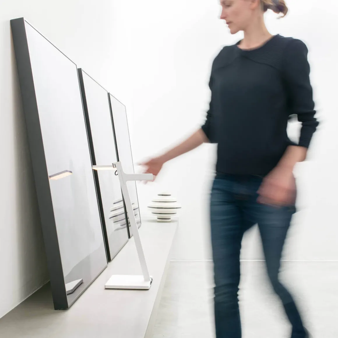 Nimbus Roxxane Leggera 52 CL LED Akkutischleuchte, mit Magnetic Dock