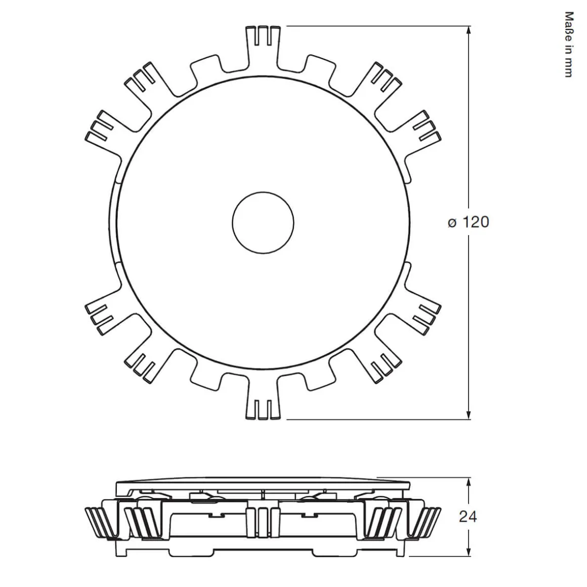 Occhio clipLED Modul Piu, 2700 K, dimmbar