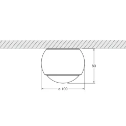 Occhio io alto v Volt C LED Deckenstrahler, 2700 K
