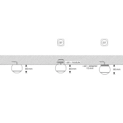 Occhio io alto v Volt C LED Deckenstrahler, 3000 K