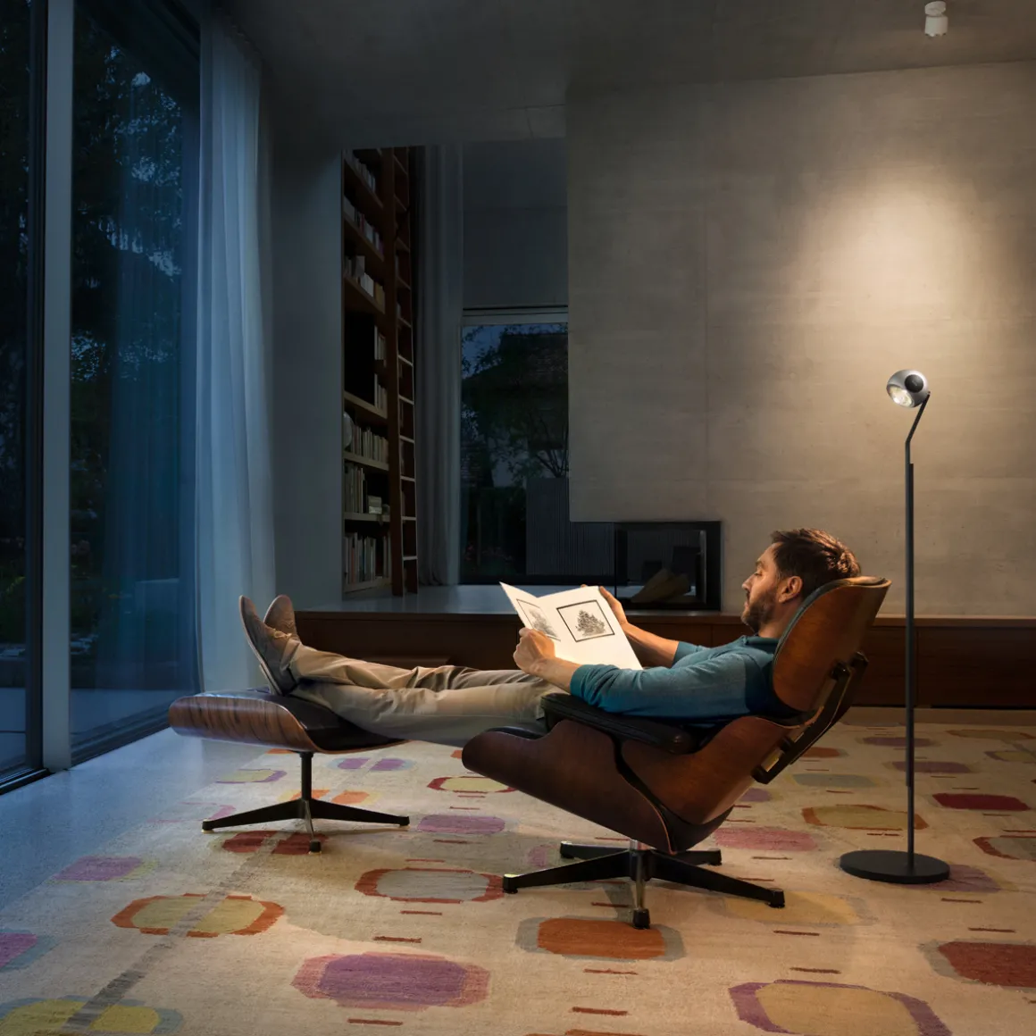 Occhio io 3d lettura C Stehleuchte, 2700 K