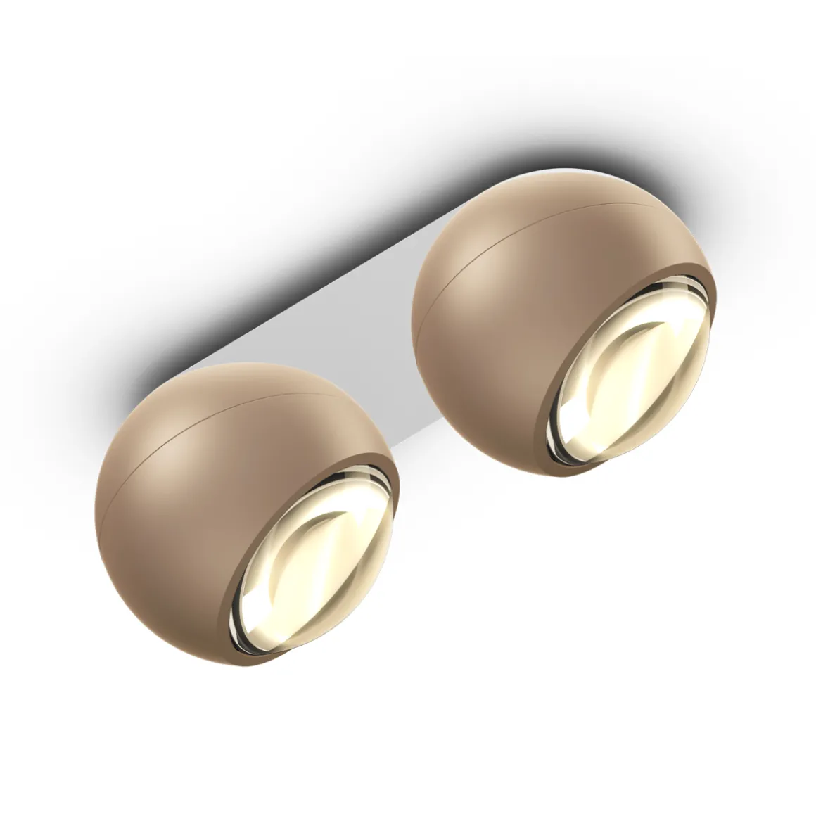 Occhio io giro doppio Volt C LED Deckenstrahler, 3000 K