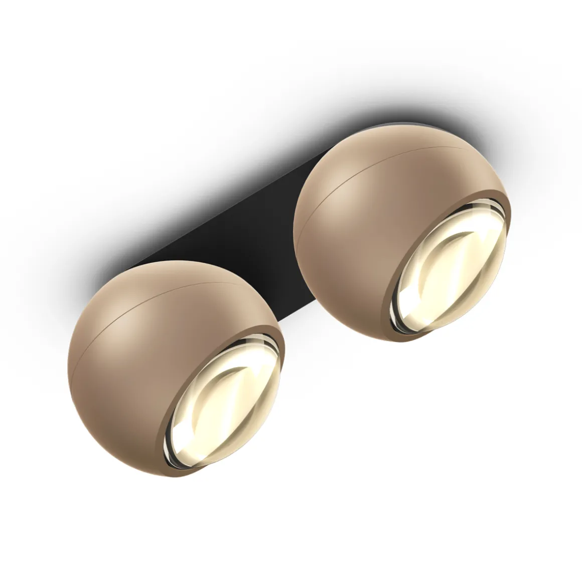 Occhio io giro doppio Volt C LED Deckenstrahler, 3000 K