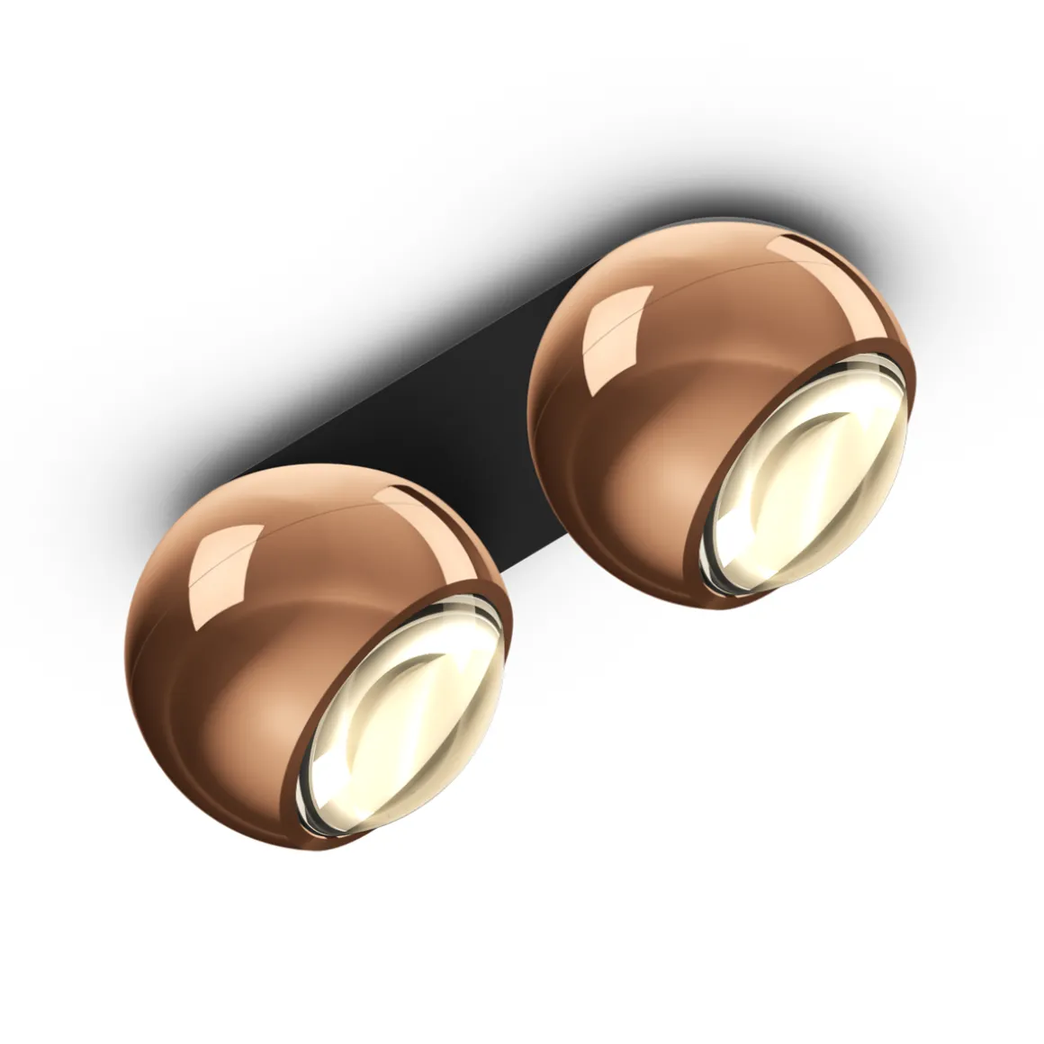 Occhio io giro doppio Volt C LED Deckenstrahler, 3000 K