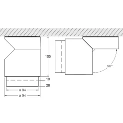 Occhio lui volto Volt Z Deckenstrahler, 2700 K