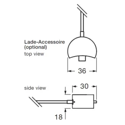 Occhio Luna pura Lade-Accessoire & Charging puck