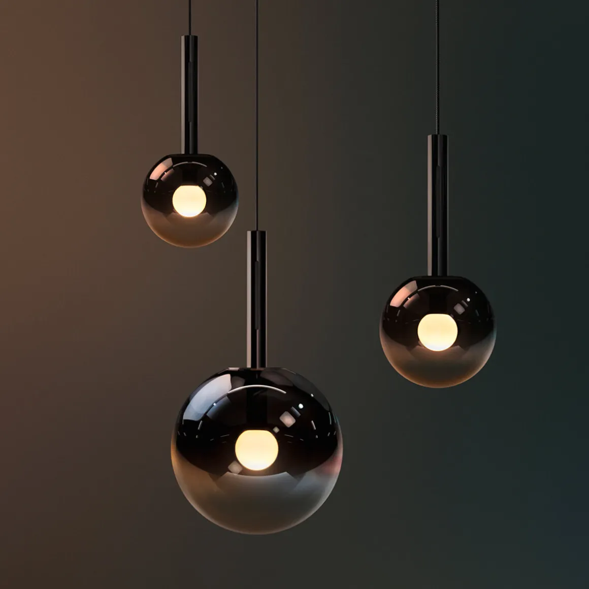 Occhio Luna sospeso cloud 3 fix LED Pendelleuchte