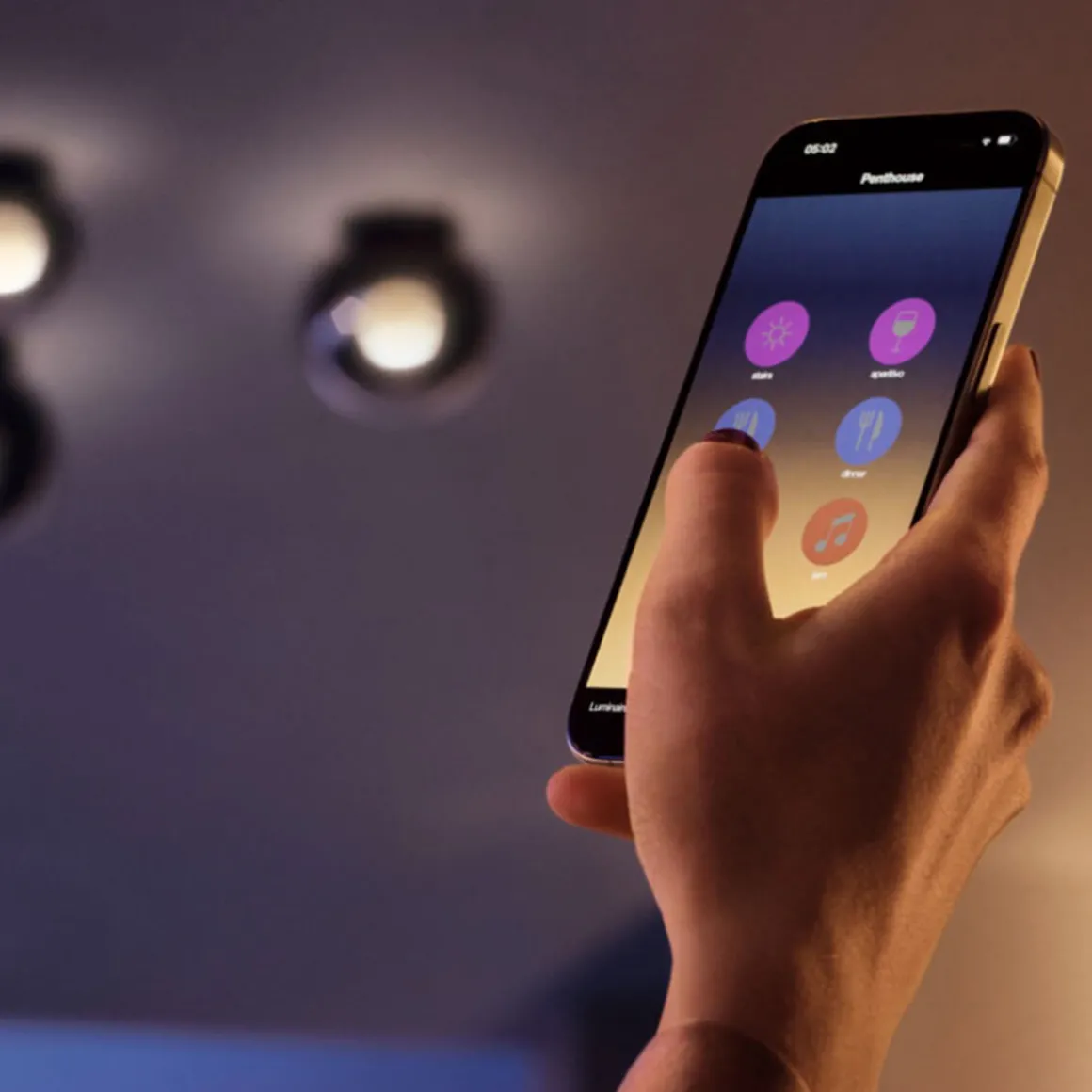 Occhio Luna sospeso fix up LED Pendelleuchte