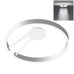 Occhio Mito aura 60 narrow LED Deckenleuchte, Base: weiß matt